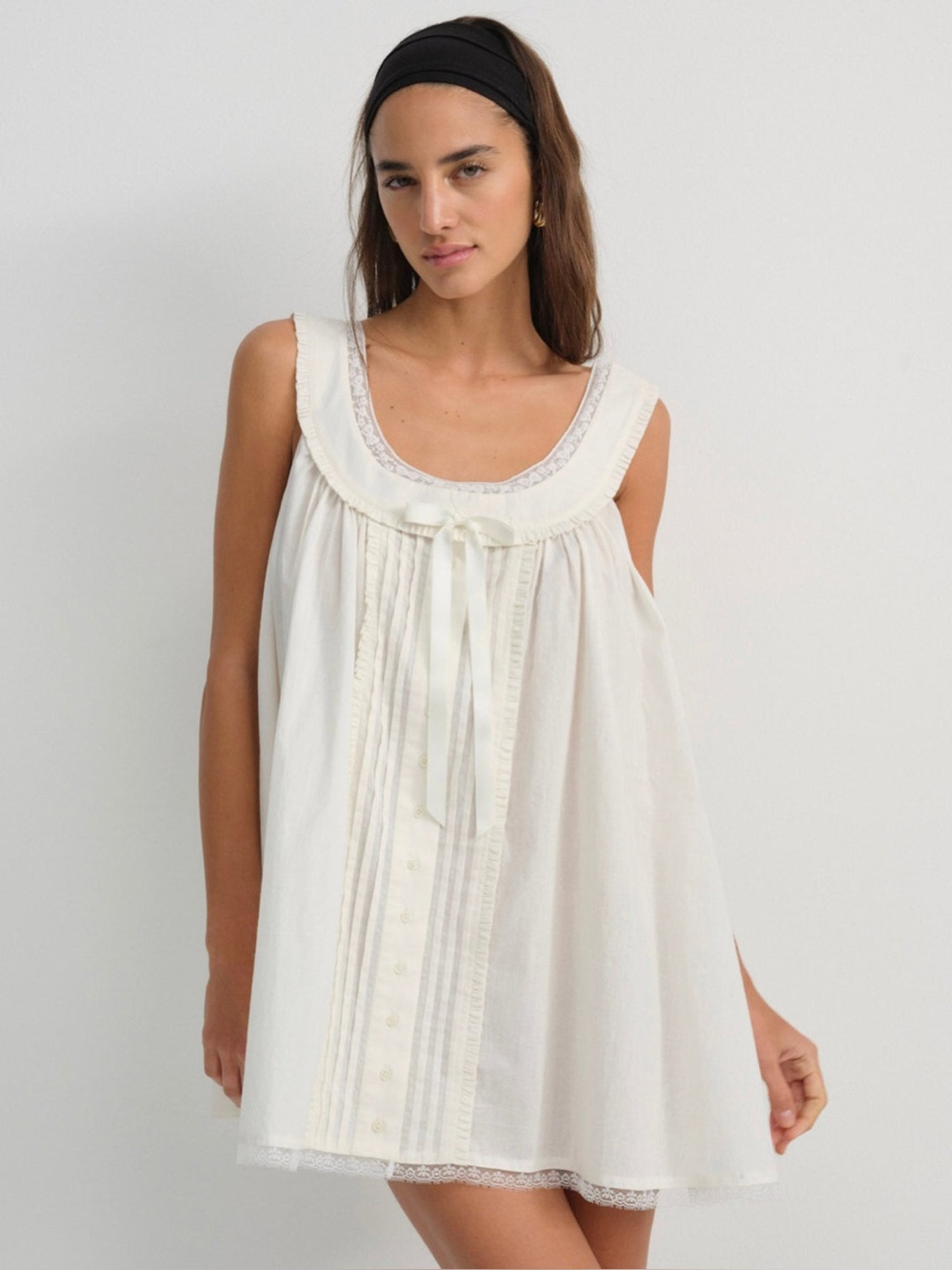 For Love & Lemons Venetia cotton slip dress Size Small NWT